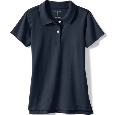 Lands' End School Uniform Girls Short Sleeve Feminine Fit Interlock Polo Shirt 9 Lands' End School Uniform Girls Short Sleeve Feminine Fit Interlock Polo Shirt - Image 9
