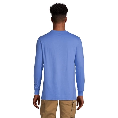 Lands' End Men's Super-T Long Sleeve T-Shirt With Pocket 1 Lands' End Men's Super-T Long Sleeve T-Shirt With Pocket