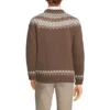 Lands' End Men's Lighthouse Fairisle Crew Sweater