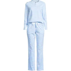 Lands' End Women's Petite Knit 2 Piece Pajama Set - Long Sleeve Top And Pants 6 Lands' End Women's Petite Knit 2 Piece Pajama Set - Long Sleeve Top And Pants -Lands' End Store GUEST c2c4fca8 c68b 472e 82d9 7120642af3e2