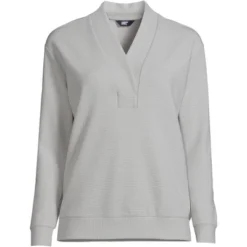 Lands' End Women's Long Sleeve Ottoman Shawl Collar Pullover 8 Lands' End Women's Long Sleeve Ottoman Shawl Collar Pullover -Lands' End Store GUEST c349df41 04d1 43bd bff7 b6a675cbd775