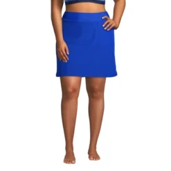 Lands' End Women's Quick Dry Elastic Waist Active Board Skort Swim Skirt -Lands' End Store GUEST c41ac33f 969f 48cd b2e1 40aaf3697569