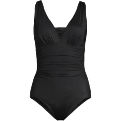 Lands' End Women's Mastectomy Slender Grecian Tummy Control Chlorine Resistant One Piece Swimsuit 11 Lands' End Women's Mastectomy Slender Grecian Tummy Control Chlorine Resistant One Piece Swimsuit -Lands' End Store GUEST c498f6d4 6152 4f65 aa16 fb618e1e636b