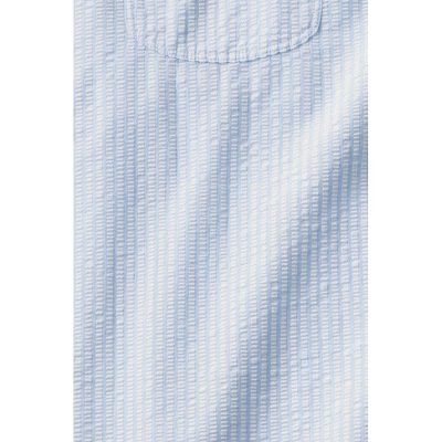 Lands' End Men's Traditional Fit Short Sleeve Seersucker Shirt 2 Lands' End Men's Traditional Fit Short Sleeve Seersucker Shirt - Image 2