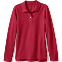 Lands' End School Uniform Girls Long Sleeve Feminine Fit Mesh Polo Shirt -Lands' End Store GUEST c5197915 9b53 4d12 b909 4cd5731292dc