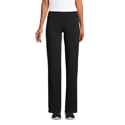 Lands' End Women's Tall Starfish Mid Rise Straight Leg Elastic Waist Pull On Pants 2 Lands' End Women's Tall Starfish Mid Rise Straight Leg Elastic Waist Pull On Pants - Image 2