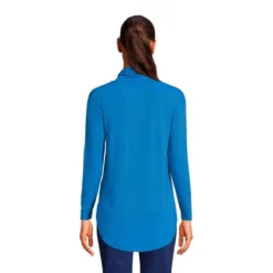 Lands' End Women's Power Performance Cowl Neck Top
