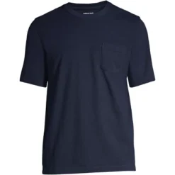 Lands' End Men's Super-T Short Sleeve T-Shirt With Pocket -Lands' End Store GUEST c6a2f1b4 ce96 4813 afff fcaee9bc992d