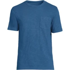 Lands' End Men's Short Sleeve Garment Dye Slub Pocket Tee -Lands' End Store GUEST c6b43c05 76b5 4eed 9e13 ddf550e56f9a