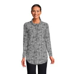Lands' End Women's Power Performance Cowl Neck Top -Lands' End Store GUEST c790aa48 81ab 4cb7 831a 5742f890c397