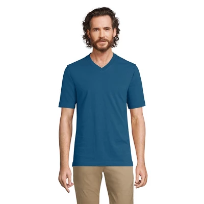 Lands' End Men's Super-T Short Sleeve V-Neck T-Shirt 11 Lands' End Men's Super-T Short Sleeve V-Neck T-Shirt - Image 11