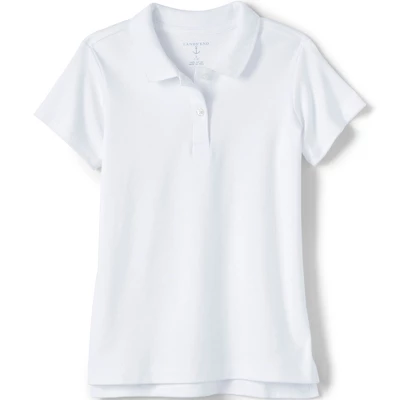 Lands' End School Uniform Girls Short Sleeve Feminine Fit Interlock Polo Shirt 11 Lands' End School Uniform Girls Short Sleeve Feminine Fit Interlock Polo Shirt - Image 11