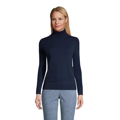 Lands' End Women's Tall Cashmere Turtleneck Sweater 3 Lands' End Women's Tall Cashmere Turtleneck Sweater - Image 3