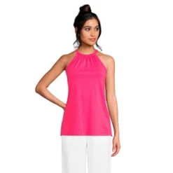 Lands' End Women's Light Weight Jersey Halter Neck Tank Top -Lands' End Store GUEST c8af010d 5836 4d88 b000 6d35a11d30f0