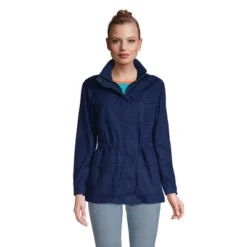 Lands' End Women's Cotton Hooded Jacket With Cargo Pockets 6 Lands' End Women's Cotton Hooded Jacket With Cargo Pockets -Lands' End Store GUEST c8f68f02 1968 446b a6d6 cdeae9f600c0