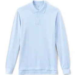 School Uniform Young Men's Long Sleeve Mesh Polo Shirt -Lands' End Store GUEST c95d142c 6fc2 46c7 8c11 5fc672755eea
