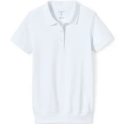 Lands' End School Uniform Big Kids Short Sleeve Banded Bottom Polo Shirt -Lands' End Store GUEST cacc4326 2b6a 42e7 820e 629eac726149 1