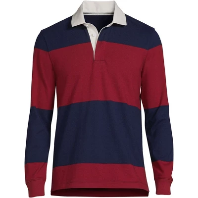 Lands' End Men's Long Sleeve Solid Rugby 14 Lands' End Men's Long Sleeve Solid Rugby - Image 14