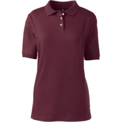 Lands' End School Uniform Women's Short Sleeve Interlock Polo Shirt -Lands' End Store GUEST cb3a6ef7 5508 4e1a 82e8 c5d7aeb1691e