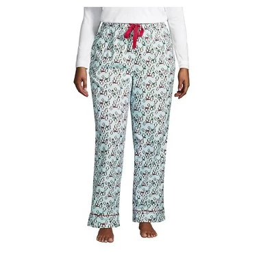 Lands' End Women's Print Flannel Pajama Pants 15 Lands' End Women's Print Flannel Pajama Pants - Image 15