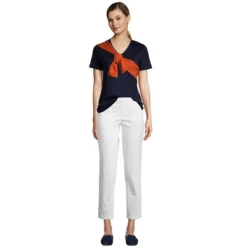 Lands' End Women's Tall Relaxed Supima Cotton Short Sleeve V-Neck T-Shirt -Lands' End Store GUEST cb7b9255 3886 4eff a924 b2ff7b836a73