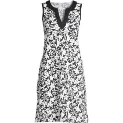 Lands' End Women's Cotton Jersey Sleeveless Swim Cover-up Dress -Lands' End Store GUEST cc3b3916 d31f 4d77 bb83 4f5ab202a51c