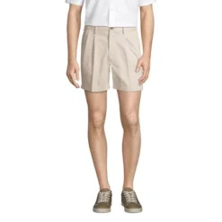 Lands' End Lands' End Men's Traditional Fit Pleated 6" No Iron Chino Shorts 8 Lands' End Lands' End Men's Traditional Fit Pleated 6" No Iron Chino Shorts -Lands' End Store GUEST cc56df4a 94e6 42fe bbc7 6f688f8444d3