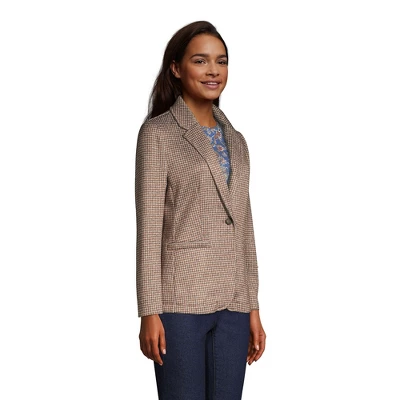 Lands' End Women's Sweater Fleece Blazer Jacket - The Blazer 2 Lands' End Women's Sweater Fleece Blazer Jacket - The Blazer - Image 2