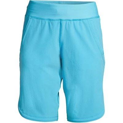 Lands' End Women's 11" Quick Dry Elastic Waist Modest Board Shorts Swim Cover-up Shorts With Panty 5 Lands' End Women's 11" Quick Dry Elastic Waist Modest Board Shorts Swim Cover-up Shorts With Panty - Image 5