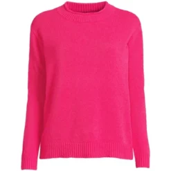 Lands' End Women's Cashmere Easy Fit Crew Neck Sweater -Lands' End Store GUEST cd80bf9c 14c7 40a9 b662 882e736718b8
