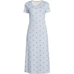 Lands' End Women's Cotton Short Sleeve Midcalf Nightgown 12 Lands' End Women's Cotton Short Sleeve Midcalf Nightgown -Lands' End Store GUEST cdd024eb e4f6 465c 80ef e8c5c71fc1e4