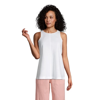 Lands' End Women's Linen Sleeveless Shirt 2 Lands' End Women's Linen Sleeveless Shirt - Image 2