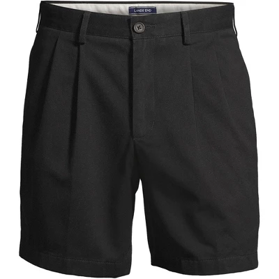 Lands' End Lands' End Men's Traditional Fit Pleated 6" No Iron Chino Shorts 1 Lands' End Lands' End Men's Traditional Fit Pleated 6" No Iron Chino Shorts