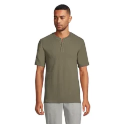 Lands' End Men's Waffle Short Sleeve Pajama Henley 11 Lands' End Men's Waffle Short Sleeve Pajama Henley -Lands' End Store GUEST ce602d7e af24 491c a7a2 f2ec1b2aca6c