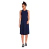 Lands' End Women's Cotton Rib Sleeveless Midi Tank Dress