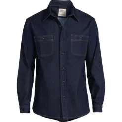 Lands' End Blake Shelton X Lands' End Traditional Fit Rugged Work Shirt -Lands' End Store GUEST cf2c6d84 ff44 48e8 ba47 fb6f303f219d