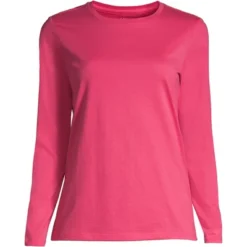 Lands' End Women's Relaxed Supima Cotton Long Sleeve Crewneck T-Shirt -Lands' End Store GUEST cf65d59c bf90 4862 ada4 67c45817dd76