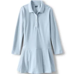 Lands' End School Uniform Girls Long Sleeve Mesh Pleated Polo Dress -Lands' End Store GUEST d0320df3 2f35 49aa baf6 5b42fb5685a6