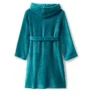 Lands' End Kids Hooded Fleece Solid Robe
