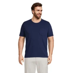 Lands' End Men's Short Sleeve Garment Dye Slub Pocket Tee -Lands' End Store GUEST d0be88cb b9e0 4dcc 9af3 13b195dfdf37