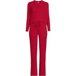 Lands' End Women's Cozy 2 Piece Pajama Set - Long Sleeve Top And Pants 13 Lands' End Women's Cozy 2 Piece Pajama Set - Long Sleeve Top And Pants -Lands' End Store GUEST d3e105ed 6ee2 4877 8dbc ab06def1531e