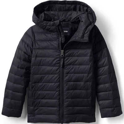 Lands' End Kids ThermoPlume Packable Hooded Jacket 4 Lands' End Kids ThermoPlume Packable Hooded Jacket - Image 4