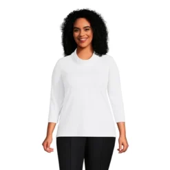 Lands' End Women's 3/4 Sleeve Light Weight Jersey Cowl Neck Top 16 Lands' End Women's 3/4 Sleeve Light Weight Jersey Cowl Neck Top -Lands' End Store GUEST d57f2f30 8490 47a1 90f4 e41f7e496ae4