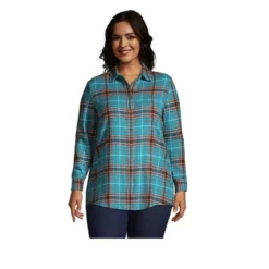 Lands' End Women's Flannel Shirt 18 Lands' End Women's Flannel Shirt -Lands' End Store GUEST d7fef0f3 53ed 4399 8f66 f3bfa2ba94be