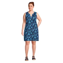 Lands' End Women's Cotton Jersey Sleeveless Swim Cover-up Dress -Lands' End Store GUEST d900c9b2 a579 493a a198 28fb944c17a8