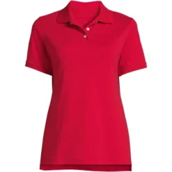 Lands' End School Uniform Women's Short Sleeve Interlock Polo Shirt -Lands' End Store GUEST db2e5cc5 6eb8 4bc2 b88b 8a8b631b30e3