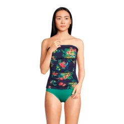 Lands' End Women's Strapless Bandeau Tankini Top Swimsuit With Removable And Adjustable Straps -Lands' End Store GUEST dbcf73f6 f63d 4ccc 83b2 903b0c5225e7
