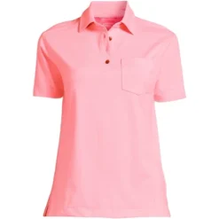 Lands' End Women's Short Sleeve Super T Polo
