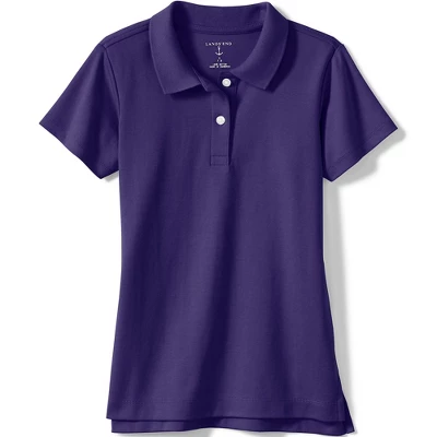 Lands' End School Uniform Girls Short Sleeve Feminine Fit Interlock Polo Shirt 10 Lands' End School Uniform Girls Short Sleeve Feminine Fit Interlock Polo Shirt - Image 10