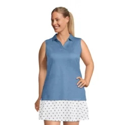 Lands' End Women's Performance Pique Sleeveless Polo -Lands' End Store GUEST dd046cc3 d561 4dbd 845f b16cce2f86c2